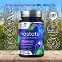 Prostate Health Supplements For Men - Potent 3X Formula With Saw Palmetto, Stinging Nettle, Pumpkin Seed Extract, Bottled In Usa, Prostate Supplement For Urinary Support, Vegan, Non-Gmo, 120 Capsules