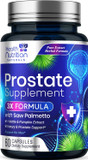 Prostate Health Supplements For Men - Potent 3X Formula With Saw Palmetto, Stinging Nettle, Pumpkin Seed Extract, Bottled In Usa, Prostate Supplement For Urinary Support, Vegan, Non-Gmo, 60 Capsules