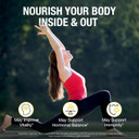 Pure By Nature Bee Pollen Supplement With Propolis & Royal Jelly For Immune Support, Antioxidant Properties, 120 Non-Gmo Vegetarian Capsules