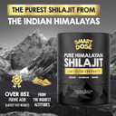Pure Himalayan Shilajit Resin - Over 85% Fulvic Acid & Large Jar W/ 125 Servings - Probably The Purest Shilajit On The Market - Us Lab Tested For Authentic Himalayan (Large Jar, Gold-Grade Shilajit)