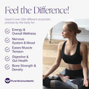 Pure Magnesium Citrate Powder To Support Sleep, Muscle & Bone Health, Energy, Heart & Digestion. Unflavored Magnesium Powder Drink Mix, Vegan, 60 Servings