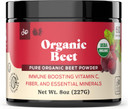 Pure Organic Beet Root Powder Supplement - 8Oz 60 Serving Pure Organic Beetroot Juice Powder & Bulk Raw Concentrate