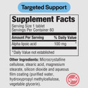 Pureformulas Alpha Lipoic Acid 100 Mg Ala Supplement For Liver Support, Antioxidants, Nerve, & Cardiovascular Health Acido Alfa Lipoico 100Mg Neuropathy Supplement Non-Gmo 60 Tablets