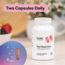 Pureformulas Extra Strength Red Yeast Rice 1200Mg With Coq10 100Mg, Citrinin-Free, Non-Gmo, Gluten-Free, 120 Capsules (2 Months Supply)