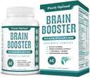 Purely Optimal Brain Supplement For Memory And Focus - Nootropic Support With LionS Mane, Alpha-Gpc, Ginko Biloba, & Bacopa Monnieri - 60 Capsules
