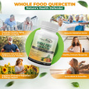 Quercetin With Bromelain 500Mg Supplement - Bioactive Phytosome Complex, Pure Organic Whole Food Seasonal Support, Antioxidant, 20X Absorption & Bioavailability-120 Caps