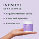 Rael Hormone Balance For Women, Inositol Powder Supplement - Ovarian Function Support, Vitamin B8, 40:1 Proven Ratio, Folic Acid, Vegan (30 Servings)