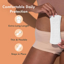 Rael Panty Liners For Women, Organic Cotton Cover - Daily Pantiliners, Light Absorbency, Unscented, Chlorine Free (Micro Thin, 140 Count)