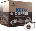 Rapidfire French Vanilla & Caramel Macchiato Ketogenic Keto Coffee Pods, Supports Energy & Metabolism, Weight Loss, Single Serve K Cups, 16 Count