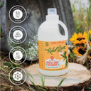 Rebel Green Laundry Detergent, Organic And Sulfate Free Hypoallergenic Laundry Soap, Pink Likal Scent, 64 Load Bottle