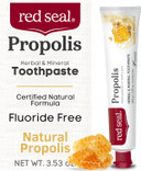 Red Seal Propolis Herbal & Mineral Natural Toothpaste - Fluoride Free, Organic, Natrue Certified Natural- Supports Natural Gum Health And Oral Hygiene, Prevents Plaque, Vegan, Cruelty-Free (2)