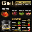 Red Vine Leaf Extract 15000Mg Beet Root 3000Mg Organic Green Tea 3000Mg Supplement & More - Support Heart Health, Strength, Immune System & Body Management - 120 Vegan Capsules For 2-Month Supply
