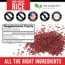 Red Yeast Rice Extract 1400Mg Supplement 180 Count | Maintain Healthy Cholesterol Levels | Supports Cardiovascular & Blood Circulation For Healthy Heart, Digestion, Weight Management & Overall Health