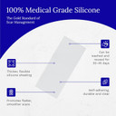 Rejuvaskin Scar Heal Kit For Small Scars, Soften, Flatten, Reduce And Recover, Silicone Sheeting, Rejuvasil Gel & Medical Tape, 1.5" X 3"