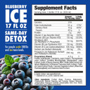 Rescue Detox Ice - Blueberry Flavor | Works In 90 Minutes Up To 5 Hours (17Oz)