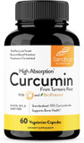 Sandhu'S Curcumin C3 Complex With Bioperine 60 Capsules | Non-Gmo | High Absorption From Turmeric Root