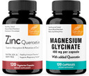 Sandhu'S Zinc Quercetin & Magnesium Glycinate Complex With Quercetin Capsules | Supports Immune, Muscle, Bone Health & Quality Sleep
