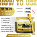 Satoomi Shilajit Himalayan Organic Resin - 30G Shilajit Supplement With 85+ Trace Minerals, Paullinia Guarana, Gotu Kola & More - Energy Production, Immune System, Comfortable Mood - 50-Day Supply