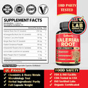 Satoomi Valerian Root Capsules - 9 Natural Herbs - Ashwagandha, Turmeric, Ginger, Ceylon Cinnamon - 90 Caps For 3-Month Supply