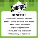 Scotchgard Outdoor Water Shield Fabric Spray, Water Repellent Spray For Spring And Summer Outdoor Gear And Patio Furniture, Fabric Spray For Outdoor Items, 42 Ounces (4 Cans)