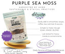 Sea Moss | Purple | Makes 24Oz Of Gel | Raw + Non Gmo | Sundried | Wildcrafted