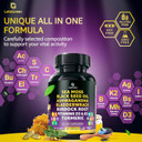 Sea Moss And LionS Mane Bundle  Wild Sea Moss Capsules And Lions Mane Supplement Capsules  Mind Balance & Daily Wellness  240 Count Plant-Based Supplement