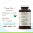 Sheep Sorrel 60 Capsules, 500 Mg, Concentrated Liquid Drops Natural Sheep Sorrel (Rumex Acetosella) Dried Herb (60 Capsules)