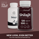 Shilajit Pure Himalayan Extract 500Mg With 15% Fulvic Acid 500Mg - 120 Vegetarian Capsules, 4 Month Supply, Organic Supplement For Vitality & Mental Clarity, Made In Usa, Gluten Free, Non-Gmo