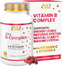 Signify Nature Vitabcomplex With Vitamin C And E, B Complex Vitamins For Women & Men, Bcomplex Supplements, Vit B1, B2, B3, B5, B6, B8, B9, B12, Super B Softgels - 60 Ct