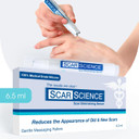 Silicone Scar Gel In Massage Roller, Medical Grade Scar Treatment New And Old Scars, Scar Cream Serum For Surgical Scars & Hypertrophic Scar, Tattoo Safe