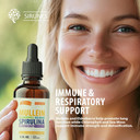Sirunes Mullein Drops For Lungs With Chlorophyll Liquid, Irish Sea Moss, Spirulina & Elderberry  4 Fl. Oz  Herbal Respiratory & Immune Support