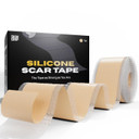 Skin Grip Medical Grade Silicone Scar Tape 1.6"X120" Roll - Increased Strength & Reduced Irritation - Silicone Scar Sheets For Face, Surgical Scars, C-Section, Keloid Treatment, Tummy Tuck, Burn, Acne