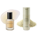 Skin Perfecting Protective Base Prep (1.35 Fl Oz) - And Whole Plant Effect Daily Foam&Exfoliant(2.82Oz)-Soothing Enzyme