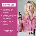 Skindinavia The Makeup Finishing Spray, Oil Control Makeup Setting Spray, All-Day Wear, Long-Lasting Up To 16+ Hours, Heat-Resistant & Waterproof, Fine Mist, 8.0 Oz