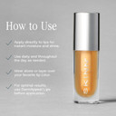 Skinn Luminous Golden Lip Oil - Support Collagen Production, Smooth Lines & Soothe Dry Cracked Lips - Hydrating Lip Gloss & Oils Improves Elasticity, Texture & Luminosity - Vitamin C & Manuka Honey