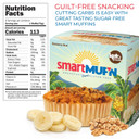Smart Baking Company Smartmuf'N, Gluten-Free, Sugar-Free Keto Snack Breakfast Muffin (Apple Cinnamon, 3 Boxes)