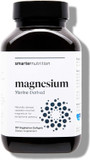 Smarter Nutrition Marine Magnesium Supplement 300Mg - Naturally Sourced, Clinically Tested Magnesium + Avocado Oil & Astragin For High Absorption - Non-Gmo - 90 Softgels[30 Servings]