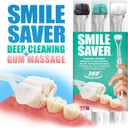Smile Saver 360° 3-Sided Toothbrush | 3Pk | Deep Clean + Gentle Gum Massage + Tongue Cleaner | Everyone Can Easily Brush Better Adults Children Braces Travel | Gift Of Healthy Smiles Made In The Usa
