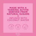 Sol By Jergens Deep Water Self Tanner Mousse, Water-Based Sunless Tanner With Coconut Water For Fake Tan, Dye-Free Tanning Active Derived From Natural Sugars, Medium Color, 5 Ounce