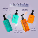 Spalife Men'S Hair & Body Care 4-Piece Set  Body Wash, Shave Gel, After-Shave Gel, Shampoo  Men'S Skincare  After-Shave Lotion For Men  Gift Set  Gifts For Men  Gifts For Guys