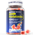 Sugar Free Melatonin Gummies 10Mg 20Mg Magnesium Glycinate Melatonin For Adults, Ashwagandha, L-Theanine, B6, B12, Lemon Balm And Chamomile For Deep Relaxation, Antioxidant, Vegan, 60 Day