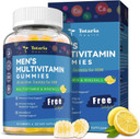 Sugar Free Men'S Multivitamin Gummies W/Vegan Omega 3, Maca, Saw Palmetto, Vitamin A, B, C, E, D3, K, Zinc, Daily Methylated Multivitamins For Men, For Immunity, Energy, Lemon Flavor, 60 Counts