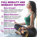 Sugar-Free Calcium Citrate Gummies 1000Mg W/Vitamin D3 K2, Magnesium, Zinc, Boron, Manganese, Copper For Bone, Muscle & Immune, Ultimate Absorption Calcium Supplement For Women & Men - Vegan, 120 Cts