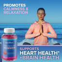 Sugar-Free Magnesium Gummies For Adults - High Potency Magnesium Citrate, Vegan, Anti-Stress, Sleep Support, Muscle Health & Relaxation, 60 Gummies