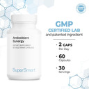 Supersmart - Antioxidant Synergy - With Tumeric Curcumin & Alpha Lipoic Acid | Non-Gmo & Gluten Free - 60 Vegetarian Capsules