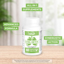 Supersmart - Lung Detox (Advanced Formula) - With Quercetin, Bromelain, Curcuminoids, Egcg | Non-Gmo & Gluten Free - 60 Vegetarian Capsules