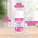 Supersmart - Nettle Root Extract 1500 Mg Per Day - Extract Of Stinging Nettle Root - Support Healthy Urinary Tract - Prostate Supplements For Men | Non-Gmo - 90 Tablets