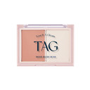 Tag Mood Blush Beam | Dual Blush & Highlighter Palette | Light-Weight, Shimmery, Tone-Matching Shades | K-Beaury (#1 Bare Coral)