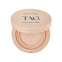 Tag Velvet Cover Cushion | Long-Lasting & High Coverage Foundation | K-Beauty (#2 Nude Light)