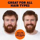 Tame The Wild Pro Beard Grooming Kit For Men - Heated Straightener With 12 Temp Settings, Heat Protector Spray, Soap, Balm, Comb & Travel Case - Gift Set